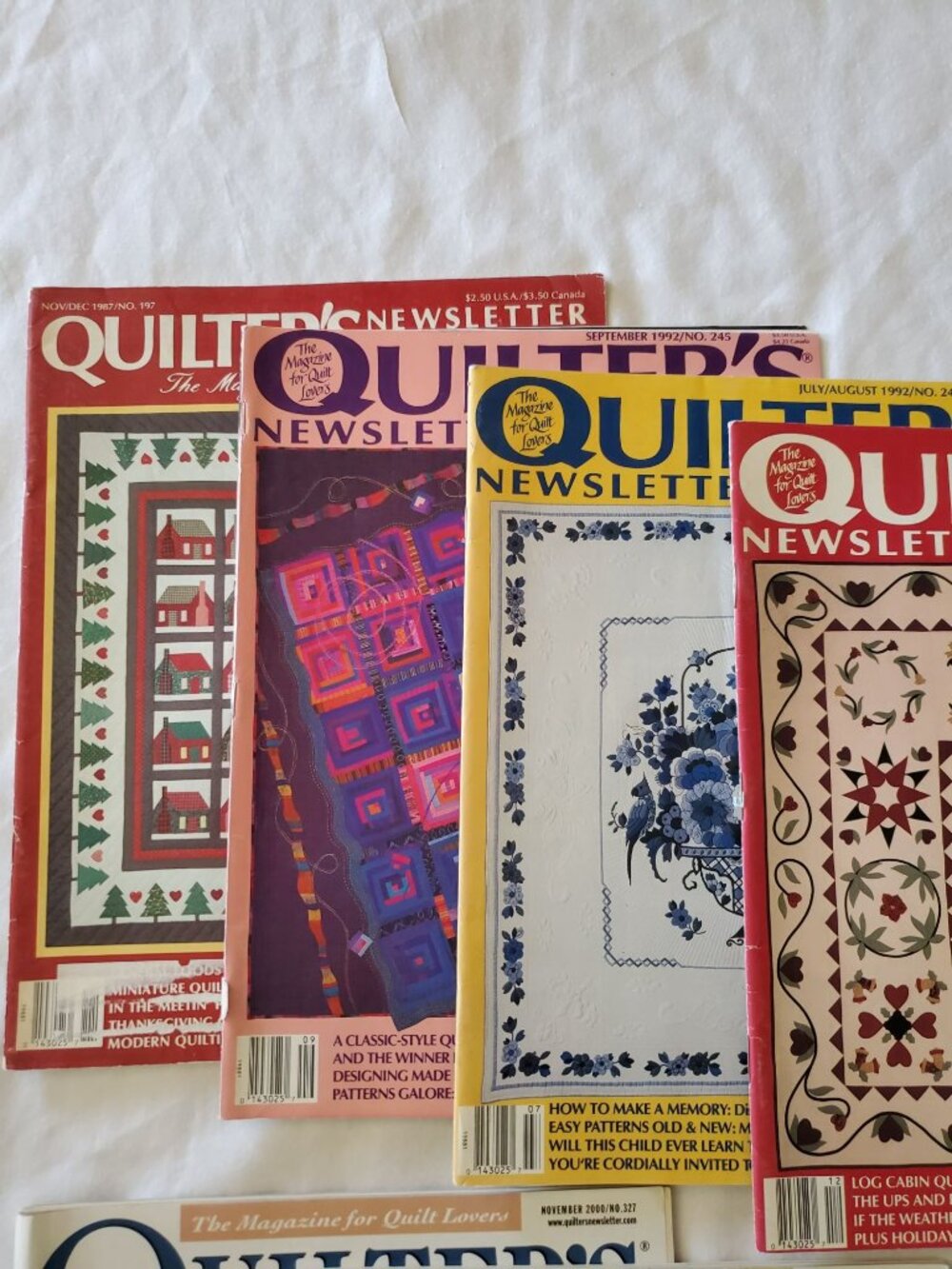Quilters Newsletter Magazines 1987-2005 10 Vintage Issues Mostly 90s - Picture 2 of 9